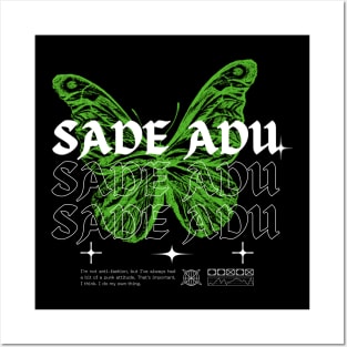 Sade Adu // Butterfly Posters and Art